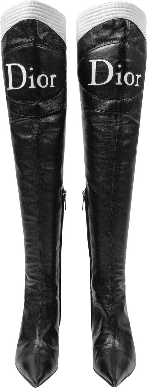 christian dior riding boots|christian dior thigh boots.